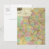 Illinois en Missouri Briefkaart (Voorkant / Achterkant)