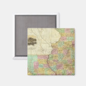 Illinois en Missouri Magneet (Voorkant / Achterkant)