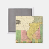 Illinois en Missouri Magneet (Voorkant / Achterkant)