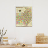 Illinois en Missouri Poster (Keuken)