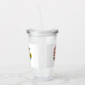 Illinois Flag Acryl Drinkbeker (Links)