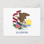 Illinois Flag Briefkaart (Voorkant)