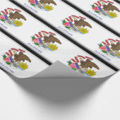 Illinois Flag Cadeaupapier (Hoek)