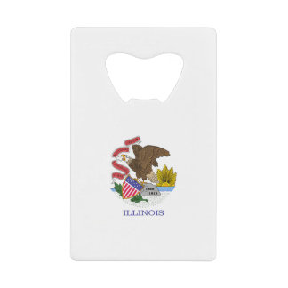 Illinois Flag Creditkaart Flessenopener