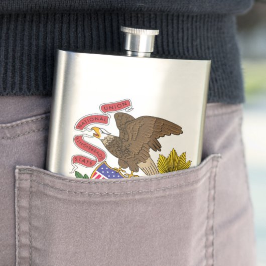 Illinois Flag Flacon (Voorbeeld)