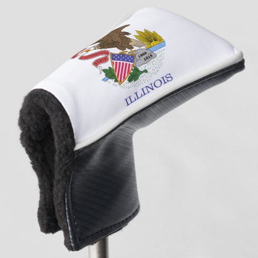 Illinois Flag Golfheadcover (3/4 voorkant)
