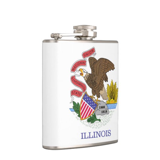 Illinois Flag Heupfles (Rechts)