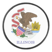 Illinois Flag Hockey Puck (Voorkant)