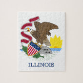 ILLINOIS FLAG LEGPUZZEL (Verticaal)