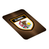 Illinois Flag Magneet (Rechterzijde)