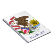 Illinois Flag Notitieboek (Rechterzijde)