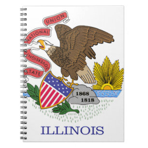 Illinois Flag Notitieboek