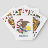 ILLINOIS FLAG POKERKAARTEN (Achterkant)