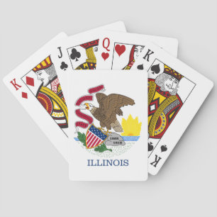 ILLINOIS FLAG POKERKAARTEN