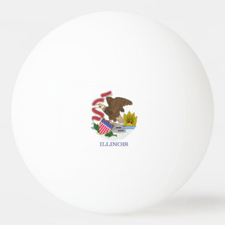 Illinois Flag Sierkussen Pingpongbal