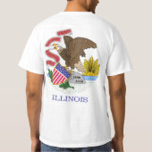 Illinois Flag T-shirt (Achterkant)