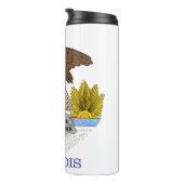 Illinois Flag Thermosbeker (Geroteerd rechts)