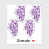 Illinois Flower Sticker (Vel)