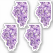 Illinois Flower Sticker (Voorkant)