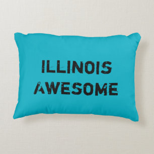 Illinois Geweldige Quote Accent Pillow Decoratief Kussen