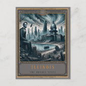 Illinois | Gotische kunst Briefkaart (Voorkant)