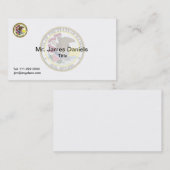 Illinois Great Seal Visitekaartje (Voorkant / Achterkant)