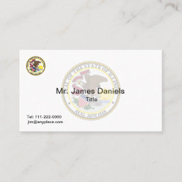 Illinois Great Seal Visitekaartje