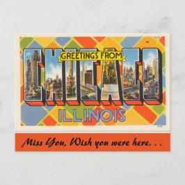 Illinois, Greetings uit Chicago Briefkaart