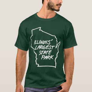 Illinois Grootste Staatspark Wisconsin T-shirt