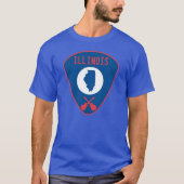 Illinois Guitar Pick T-shirt (Voorkant)
