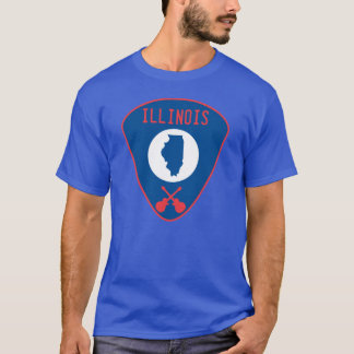 Illinois Guitar Pick T-shirt