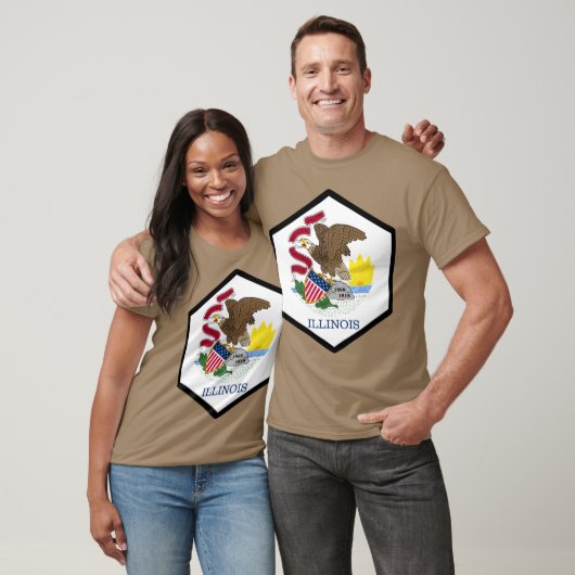 ILLINOIS HEXAGONAL SEAL T-SHIRT (Unisex)