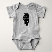 Illinois Home Grown State T-shirt (Voorkant)