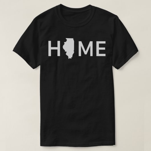 Illinois Home Love U T-shirt (Design voorkant)