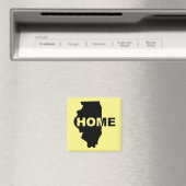 Illinois Home weg van Home Fridge Magnet (Insitu (Vaatwasser))