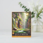 Illinois | hyperrealistisch Briefkaart (Staand voorkant)