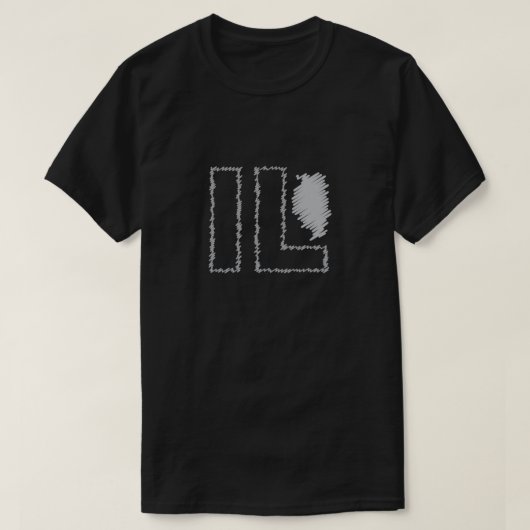 Illinois IL staat t-shirt (Design voorkant)