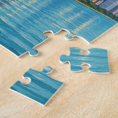 Illinois Illustratie Reis Kunst Vintage Legpuzzel (Zijkant)