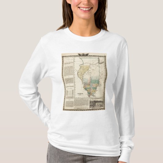 Illinois in 1822 t-shirt (Voorkant)