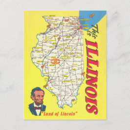 Illinois kaart toerisme