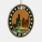Illinois Keramisch Ornament (Rechts)