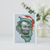 Illinois Kerstmis Feestdagenkaart (Staand voorkant)