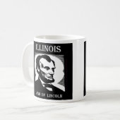 Illinois Land van Lincoln Koffiemok (Voorkant links)
