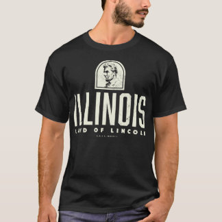 Illinois Land van Lincoln Tan T-shirt