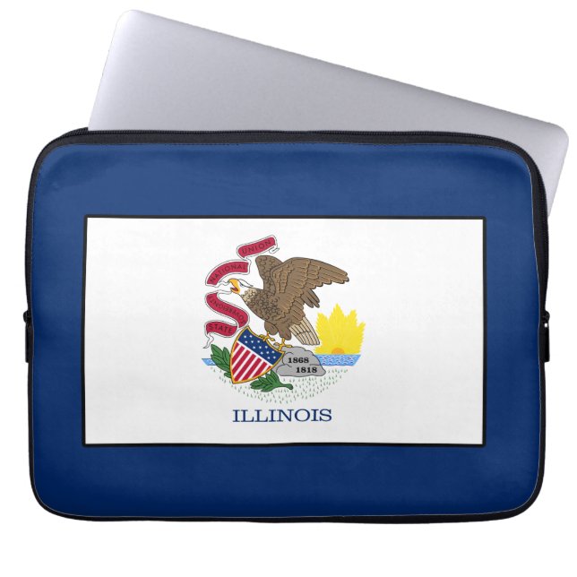 Illinois Laptop Sleeve (Voorkant)