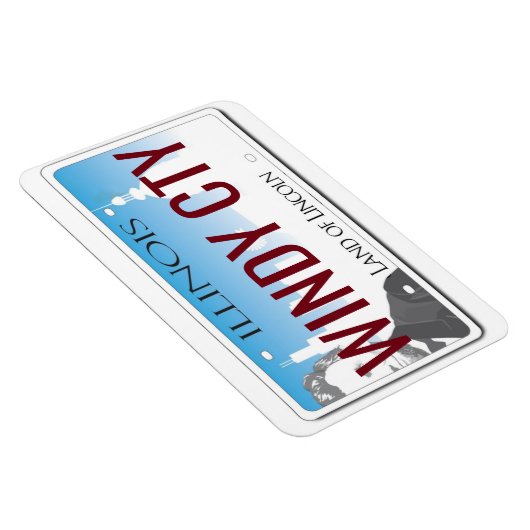 Illinois License Bord Flexible Magneet (Rechterzijde)