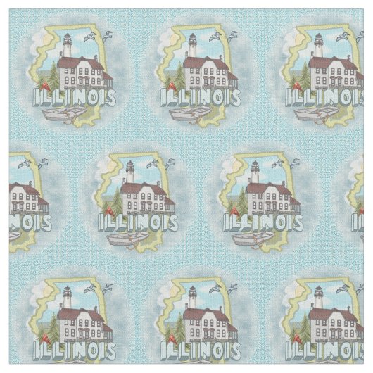 Illinois Lighthouse Stof (Close Up)