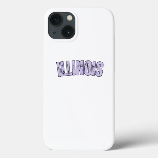 Illinois lijn paarse Case-Mate iPhone case (Achterkant)
