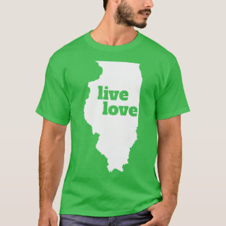 Illinois Live Love Illinois T-shirt