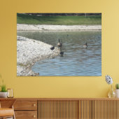 Illinois living canvas afdruk (Insitu (Woonkamer))